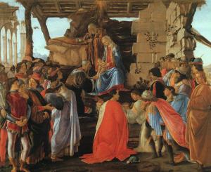 "Adoration of the Wise Men" - Botticelli