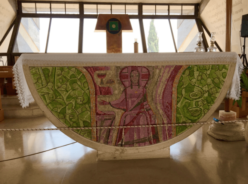 Altar-St Peters Church-Capernaum