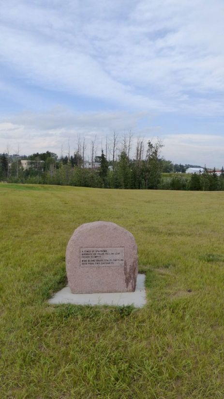 Tanka stone in on Dawson Trail